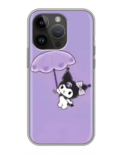 Чехол для iPhone 14 Pro Max с картинкой «Kuromi с зонтиком» Чехол для iPhone 14 Pro Max с картинкой «Kuromi с зонтиком»