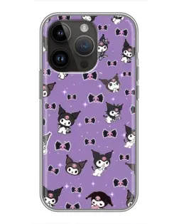 Чехол для iPhone 14 Pro Max с картинкой «Kuromi — паттерн» Чехол для iPhone 14 Pro Max с картинкой «Kuromi — паттерн»