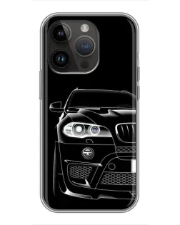 Чехол для iPhone 14 Pro Max с картинкой «Темный силуэт BMW» Чехол для iPhone 14 Pro Max с картинкой «Темный силуэт BMW»