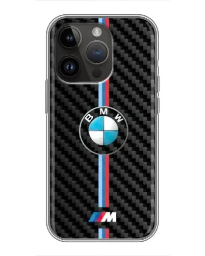 Чохол для iPhone 14 Pro Max з картинкою «Емблема BMW та карбон» Чохол для iPhone 14 Pro Max з картинкою «Емблема BMW та карбон»