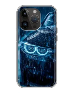 Чехол для iPhone 14 Pro Max с картинкой «BMW под дождем» Чехол для iPhone 14 Pro Max с картинкой «BMW под дождем»