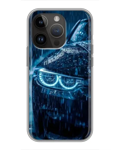 Чехол для iPhone 14 Pro Max с картинкой «BMW под дождем» Чехол для iPhone 14 Pro Max с картинкой «BMW под дождем»