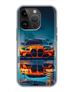 Чехол для iPhone 14 Pro Max с картинкой «BMW — золотая эмблема» Чехол для iPhone 14 Pro Max с картинкой «BMW — золотая эмблема»