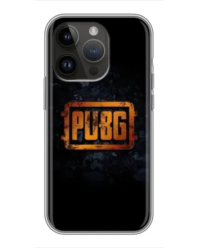 Чохол для iPhone 14 Pro Max з картинкою «PUBG — золотий логотип» Чохол для iPhone 14 Pro Max з картинкою «PUBG — золотий логотип»
