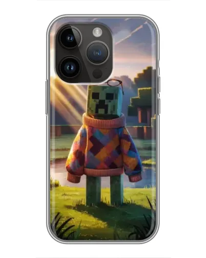 Чохол для iPhone 14 Pro Max з картинкою «Кріпер у светрі»