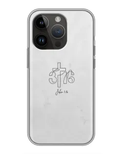 Чехол для iPhone 14 Pro Max с картинкой «Иоанна 3:16 Крест» Чехол для iPhone 14 Pro Max с картинкой «Иоанна 3:16 Крест»