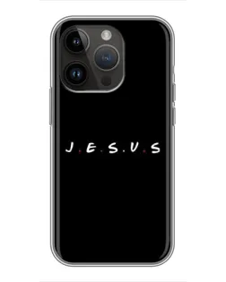 Чехол для iPhone 14 Pro Max с картинкой «Точки веры J.E.S.U.S.»