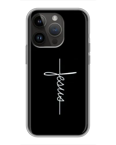 Чехол для iPhone 14 Pro Max с картинкой «Тонкая линия веры»