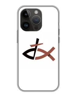 Чехол для iPhone 14 Pro Max с картинкой «Рыба и крест»