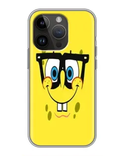 Чехол для iPhone 14 Pro Max с картинкой «Минималистичный Спанч Боб»