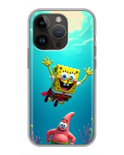 Чехол для iPhone 14 Pro Max с картинкой «Спанч Боб под водой» Чехол для iPhone 14 Pro Max с картинкой «Спанч Боб под водой»