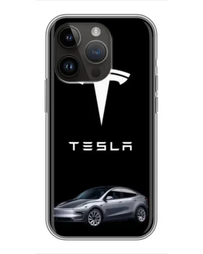 Чохол для iPhone 14 Pro Max з картинкою «Tesla Model Y»