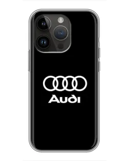 Чохол для iPhone 14 Pro Max з картинкою «Класичне лого Audi»
