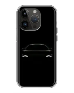 Чохол для iPhone 14 Pro Max з картинкою «Погляд Audi у темряві»