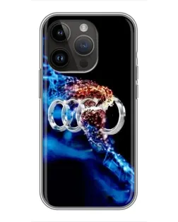 Чохол для iPhone 14 Pro Max з картинкою «Енергія лого Audi»
