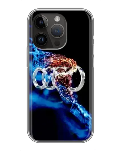 Чохол для iPhone 14 Pro Max з картинкою «Енергія лого Audi»