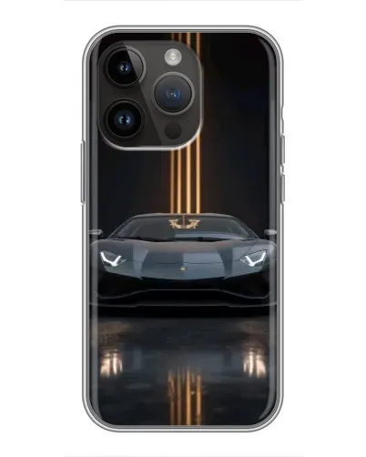 Чехол для iPhone 14 Pro Max с картинкой «Lamborghini золотые линии» Чехол для iPhone 14 Pro Max с картинкой «Lamborghini золотые линии»