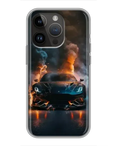 Чехол для iPhone 14 Pro Max с картинкой «Lamborghini дымная эстетика» Чехол для iPhone 14 Pro Max с картинкой «Lamborghini дымная эстетика»