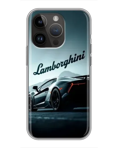 Чехол для iPhone 14 Pro Max с картинкой «Классическая надпись Lamborghini» Чехол для iPhone 14 Pro Max с картинкой «Классическая надпись Lamborghini»