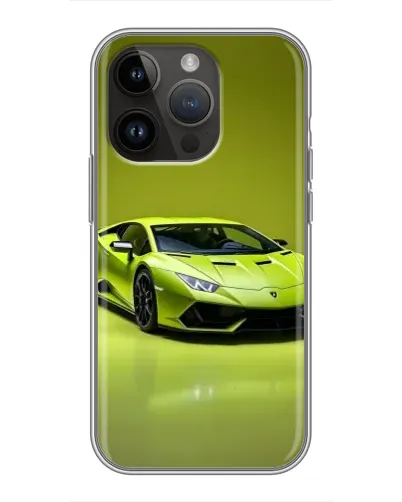 Чехол для iPhone 14 Pro Max с картинкой «Салатовый Lamborghini Huracan» Чехол для iPhone 14 Pro Max с картинкой «Салатовый Lamborghini Huracan»