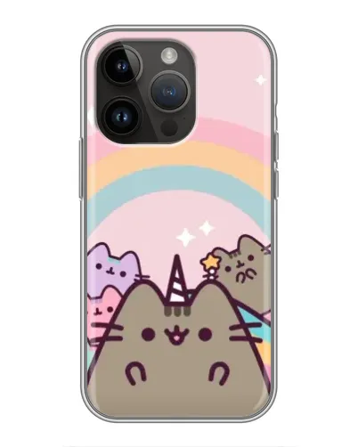 Чехол для iPhone 14 Pro Max с картинкой «Единорог Pusheen»