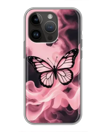 Чохол для iPhone 14 Pro Max з картинкою «Метелик у диму» Чохол для iPhone 14 Pro Max з картинкою «Метелик у диму»