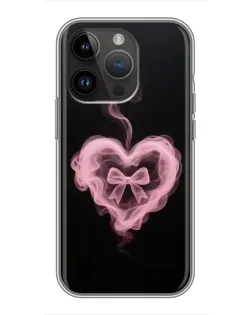Чохол для iPhone 14 Pro Max з картинкою «Димчасте серце» Чохол для iPhone 14 Pro Max з картинкою «Димчасте серце»