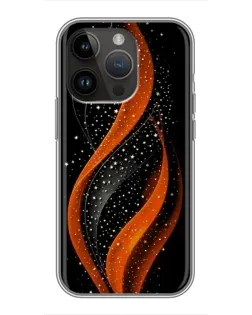 Чехол для iPhone 14 Pro Max с картинкой «Огненная звездная волна»