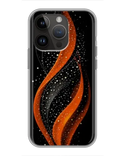 Чехол для iPhone 14 Pro Max с картинкой «Огненная звездная волна»