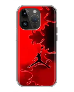 Чохол для iPhone 14 Pro з картинкою «Jordan Red Smoke»