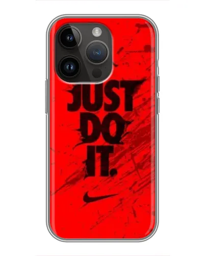 Чохол для iPhone 14 Pro з картинкою «Nike Just Do It» Чохол для iPhone 14 Pro з картинкою «Nike Just Do It»