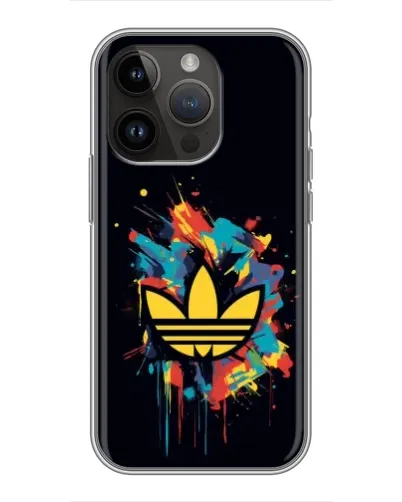 Чехол для iPhone 14 Pro с картинкой «Adidas Splash»
