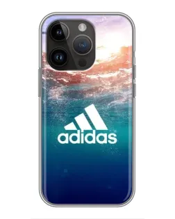 Чехол для iPhone 14 Pro с картинкой «Океанская глубина адидас»