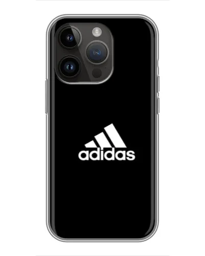 Чехол для iPhone 14 Pro с картинкой «Черная классика Adidas»
