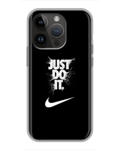 Чохол для iPhone 14 Pro з картинкою «Текстовий принт Nike»