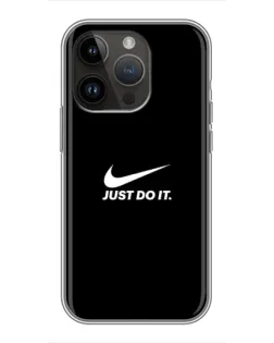 Чохол для iPhone 14 Pro з картинкою «Мінімалізм від Nike» Чохол для iPhone 14 Pro з картинкою «Мінімалізм від Nike»