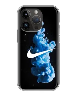 Чохол для iPhone 14 Pro з картинкою «Nike та синій дим» Чохол для iPhone 14 Pro з картинкою «Nike та синій дим»