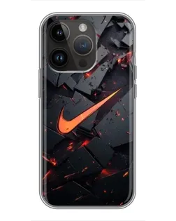 Чохол для iPhone 14 Pro з картинкою «Nike — ефект розломів» Чохол для iPhone 14 Pro з картинкою «Nike — ефект розломів»