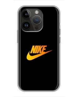 Чохол для iPhone 14 Pro з картинкою «Золотий логотип Nike» Чохол для iPhone 14 Pro з картинкою «Золотий логотип Nike»