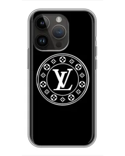 Чехол для iPhone 14 Pro с картинкой «LV — печать стиля»