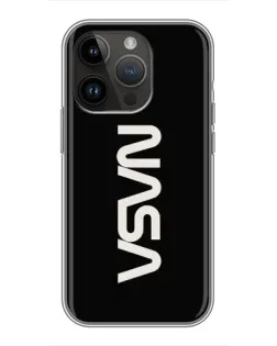 Чохол для iPhone 14 Pro з картинкою «NASA — вертикальний логотип» Чохол для iPhone 14 Pro з картинкою «NASA — вертикальний логотип»