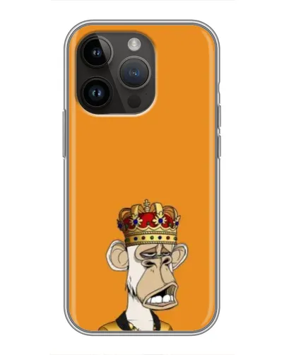 Чохол для iPhone 14 Pro з картинкою «Золота мавпа Bored Ape»