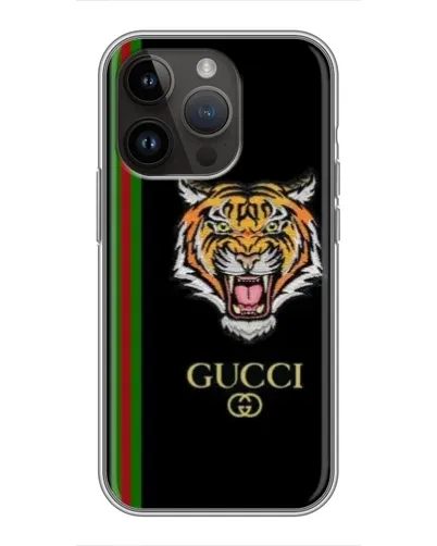 Чехол для iPhone 14 Pro с картинкой «Тигр Gucci»