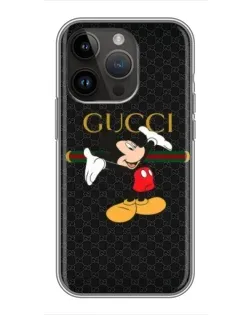 Чохол для iPhone 14 Pro з картинкою «Міккі Маус Gucci» Чохол для iPhone 14 Pro з картинкою «Міккі Маус Gucci»