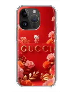 Чохол для iPhone 14 Pro з картинкою «Gucci — золотий сад» Чохол для iPhone 14 Pro з картинкою «Gucci — золотий сад»