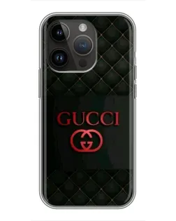 Чохол для iPhone 14 Pro з картинкою «Gucci — стьобаний чорний» Чохол для iPhone 14 Pro з картинкою «Gucci — стьобаний чорний»