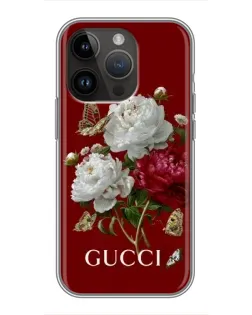 Чохол для iPhone 14 Pro з картинкою «Gucci — сад» Чохол для iPhone 14 Pro з картинкою «Gucci — сад»