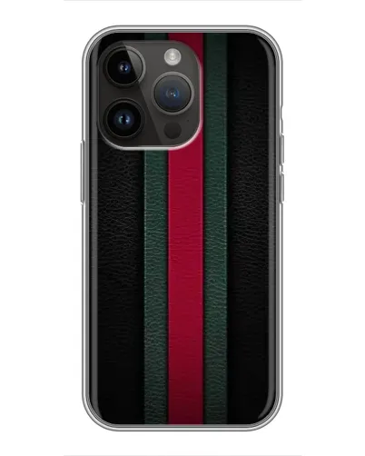 Чехол для iPhone 14 Pro с картинкой «Gucci — неоновая линия»