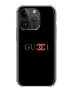 Чохол для iPhone 14 Pro з картинкою «Gucci — червоний градієнт» Чохол для iPhone 14 Pro з картинкою «Gucci — червоний градієнт»