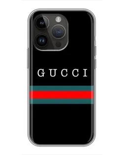 Чохол для iPhone 14 Pro з картинкою «Gucci — червоний пояс» Чохол для iPhone 14 Pro з картинкою «Gucci — червоний пояс»